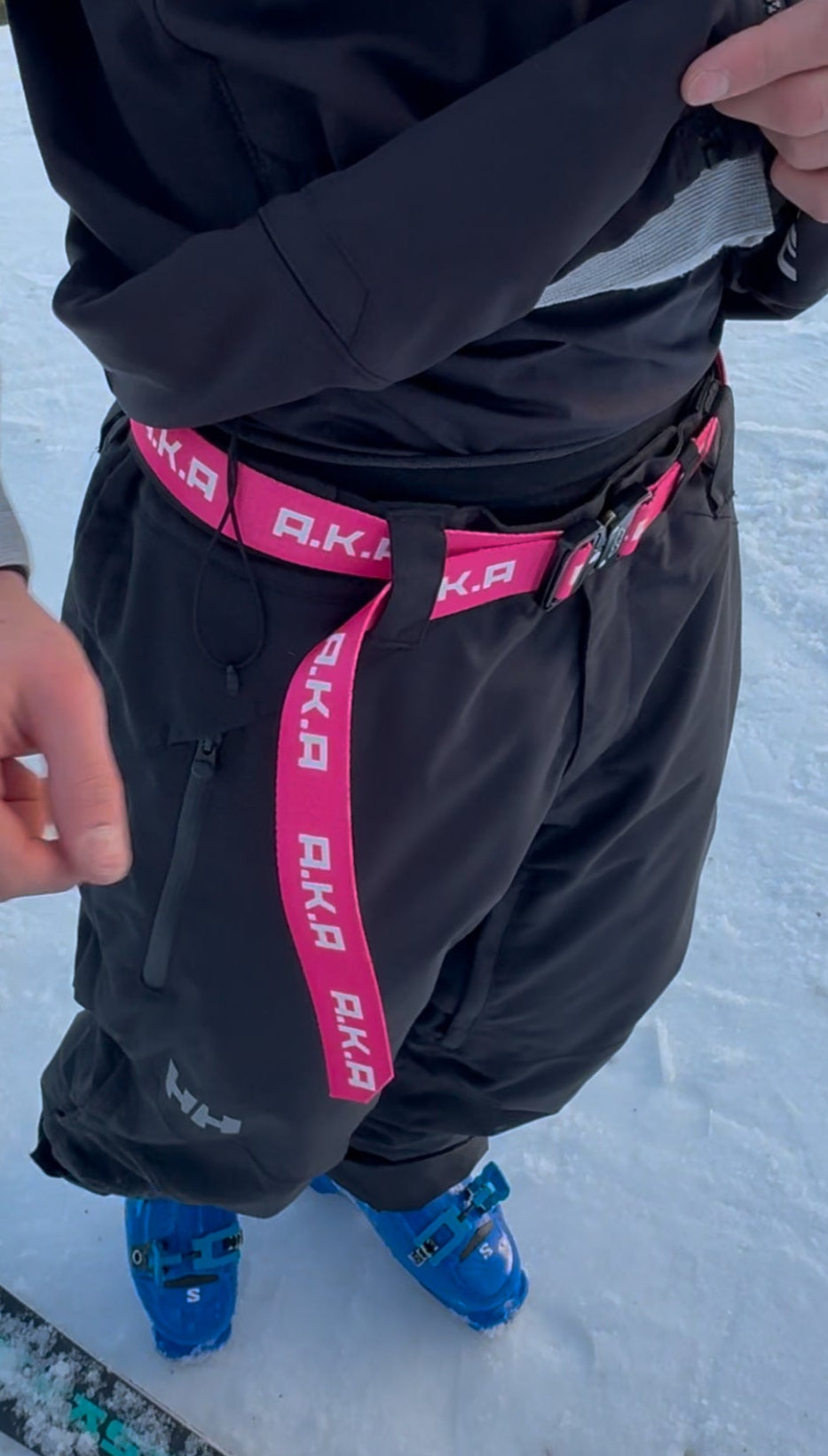 Tactical belt pink