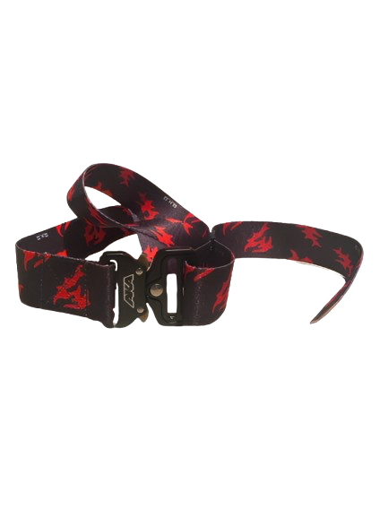 Tactical belt red and black